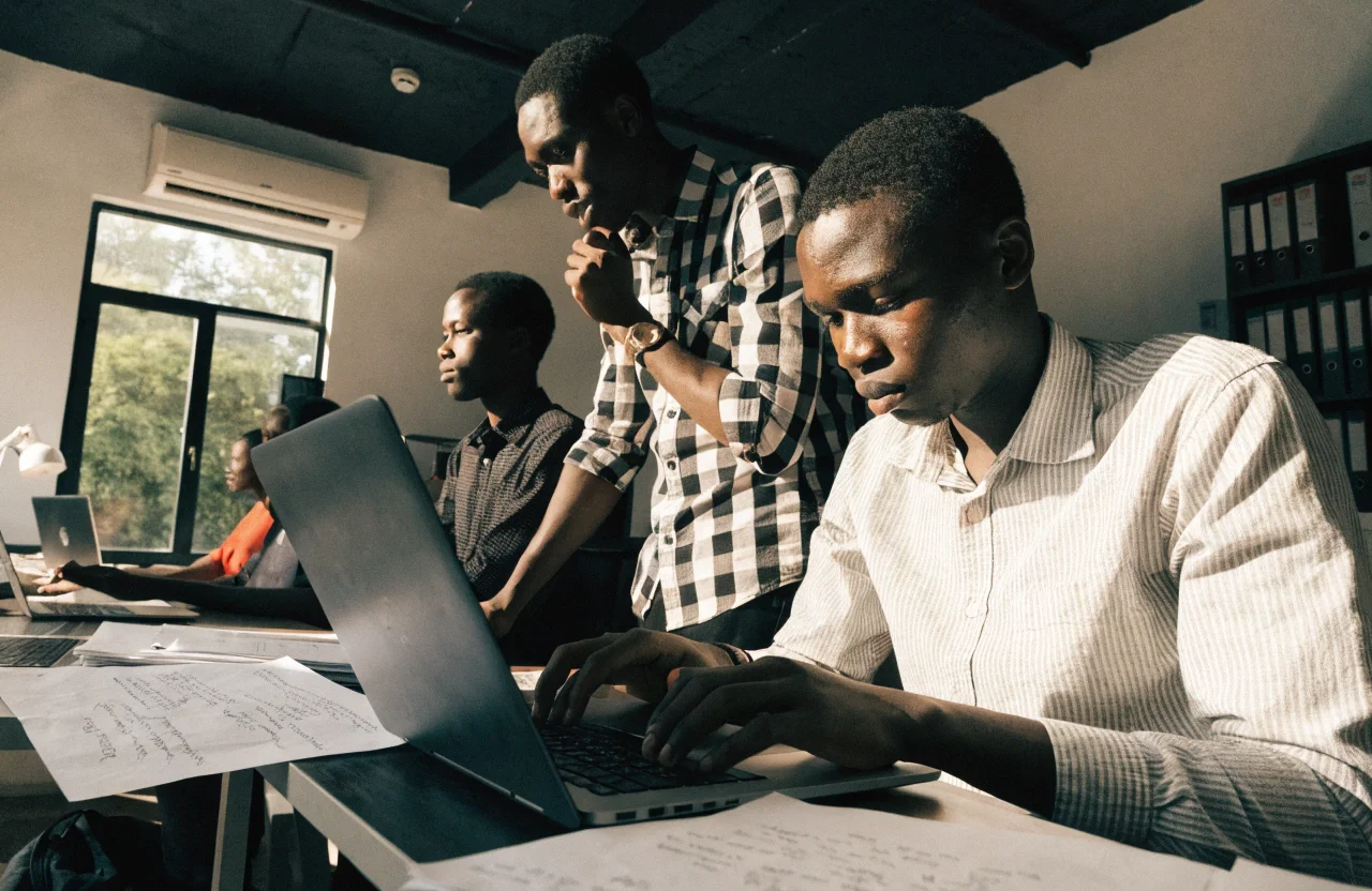 Ugandan startup founders working on digital products